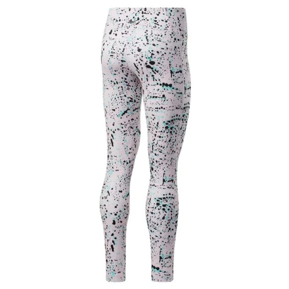 Reebok Workout-Ready Speedwick Fabric Leggings FROST BERRY PINK Women's Sz LARGE - Picture 3 of 6